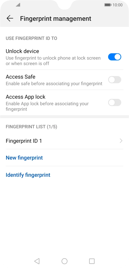 Press the Return key twice.