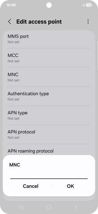 Key in 03 and press OK.
