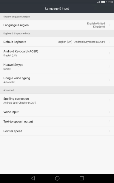 Press Android Keyboard (AOSP).