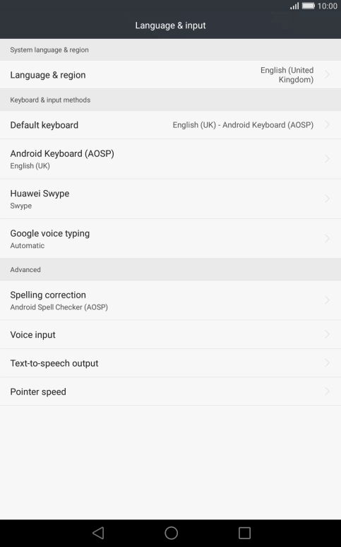 Press Android Keyboard (AOSP).