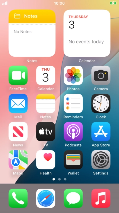 When the battery charging icon is displayed, the battery is charging.