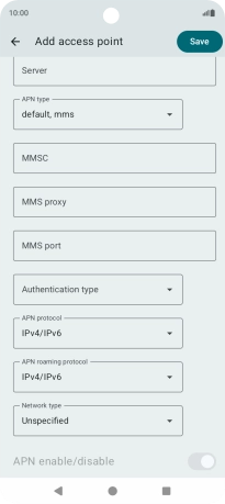 Press MMSC and key in http://pxt.vodafone.net.au/pxtsend.