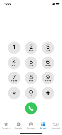 Press Keypad.