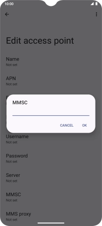 Key in http://pxt.vodafone.net.au/pxtsend and press OK.