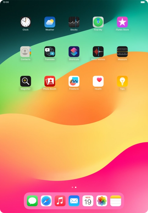 Slide your finger left on the screen to find the App Library.