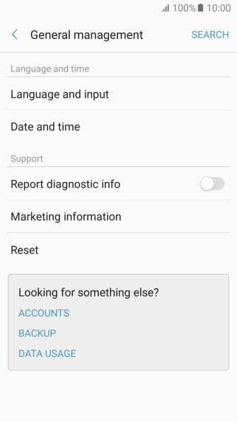 Press Date and time.