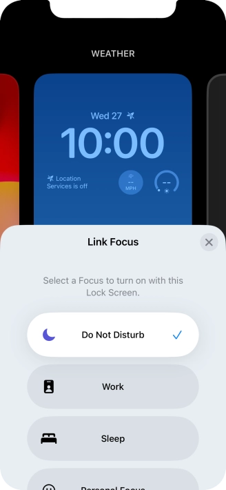 Press the close icon.