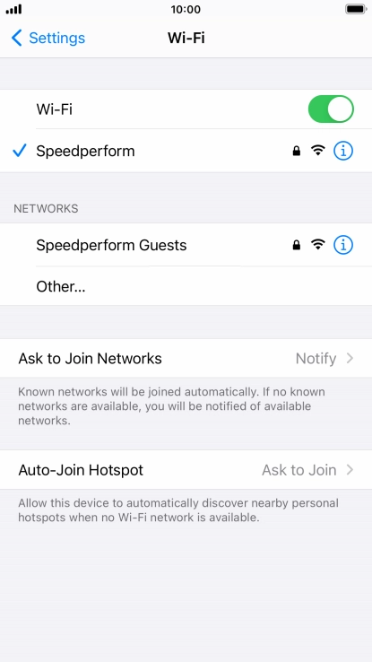 Press the Home key to return to the home screen.