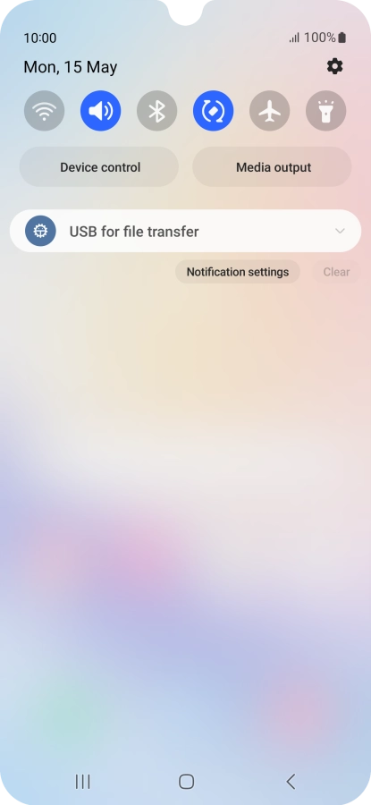 Press the drop down list.