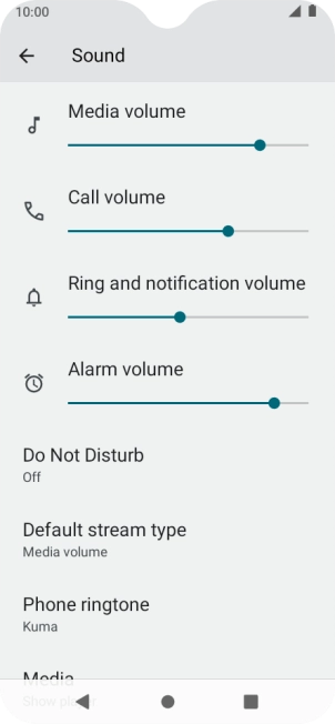 Press Phone ringtone.