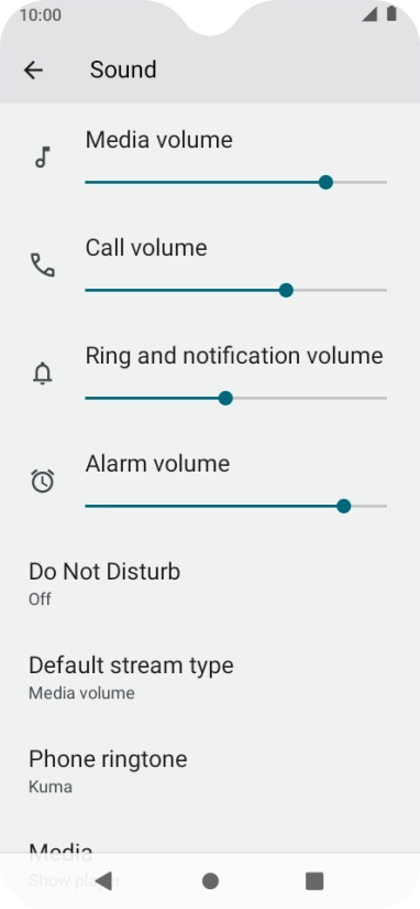 Press Phone ringtone.