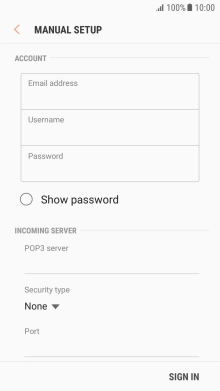 Press the field below 