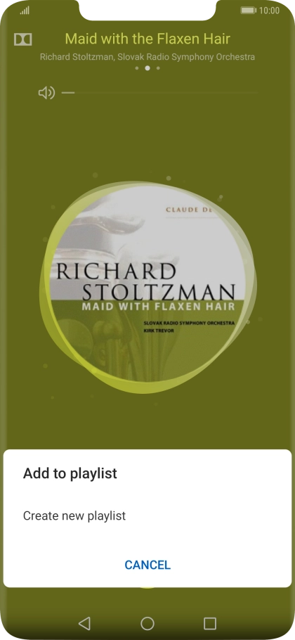 Press Create new playlist.