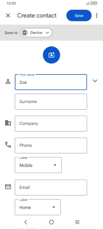 Press Surname and key in the required last name.