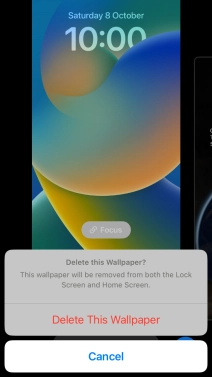 Press Delete This Wallpaper.