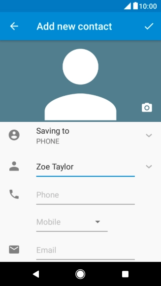 Press Phone and key in the required phone number.