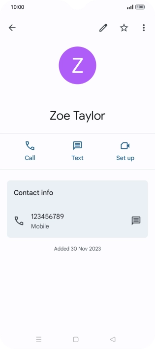 Press the Home key to return to the home screen.