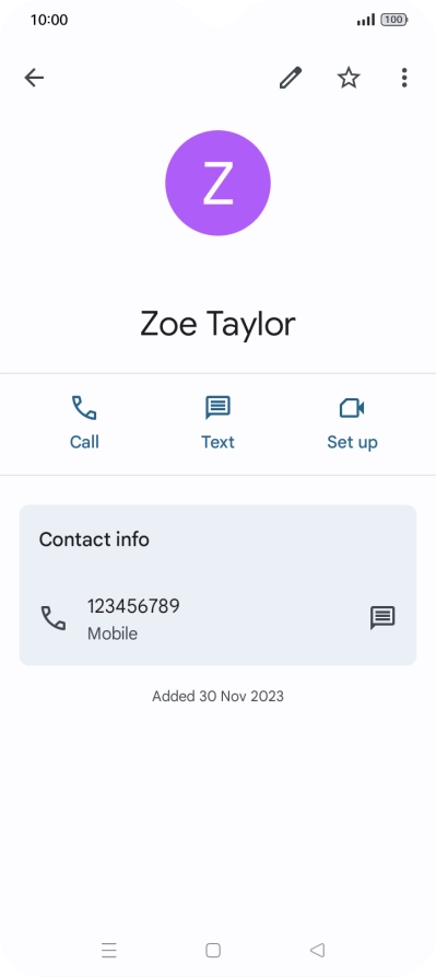 Press the Home key to return to the home screen.