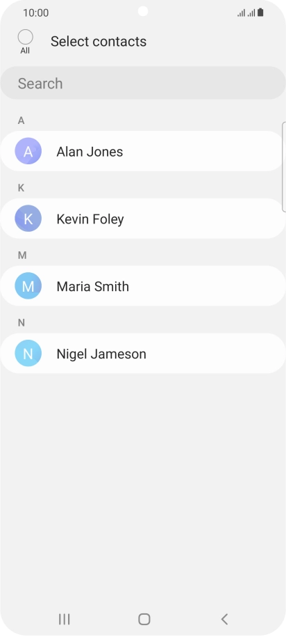 Press the field above 