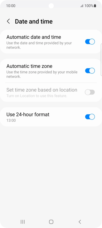 Press the Home key to return to the home screen.