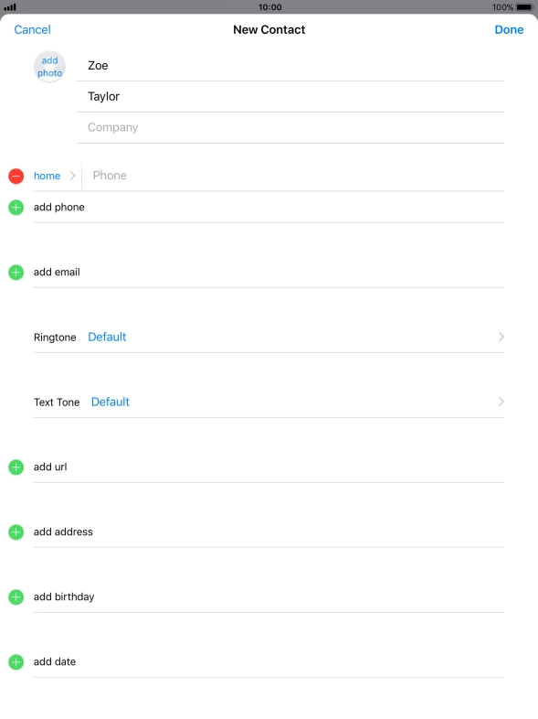 Press Phone and key in the required phone number.