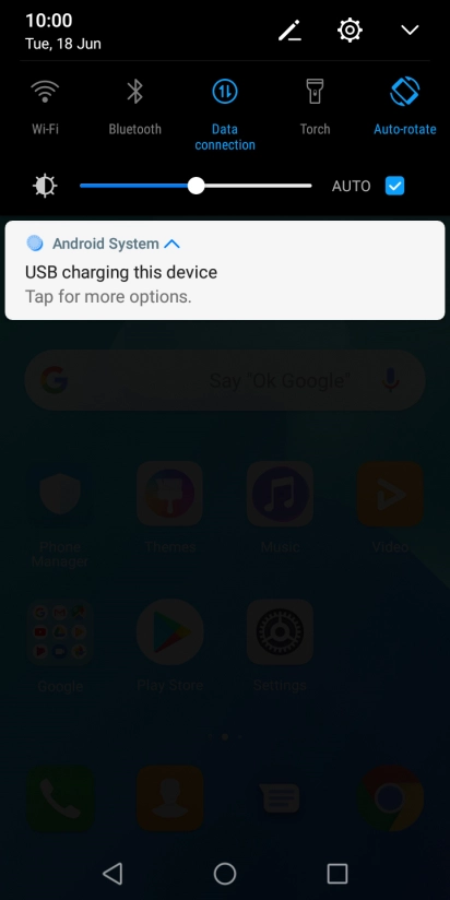 Press Tap for more options..
