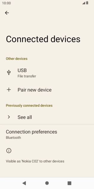 Press Pair new device.