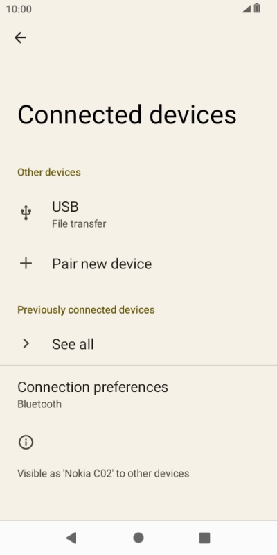 Press Pair new device.