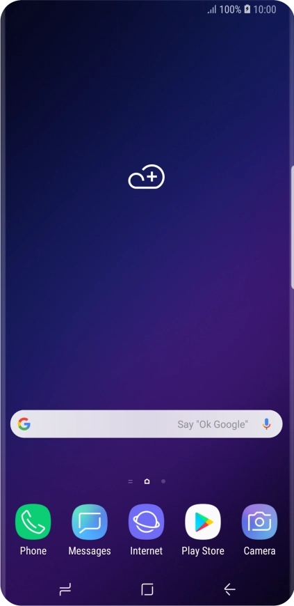When the battery charging icon is displayed, the battery is charging.