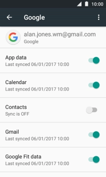 Press Contacts to turn on the function.