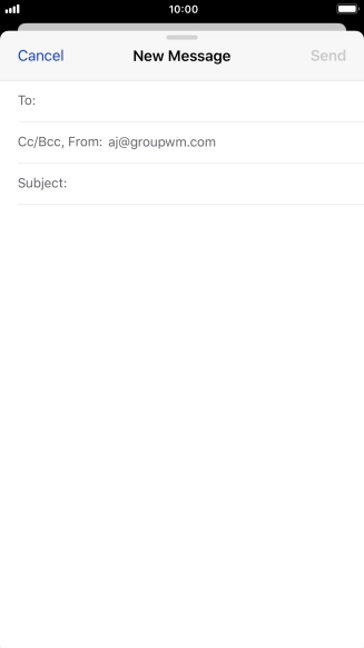 Press the field next to 