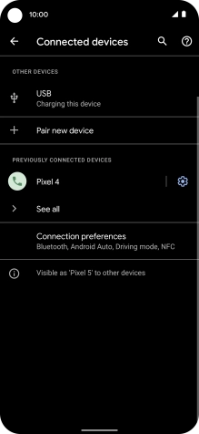 Slide your finger upwards starting from the bottom of the screen to return to the home screen.