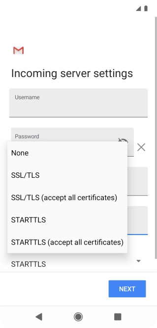 Press None to turn off the function.