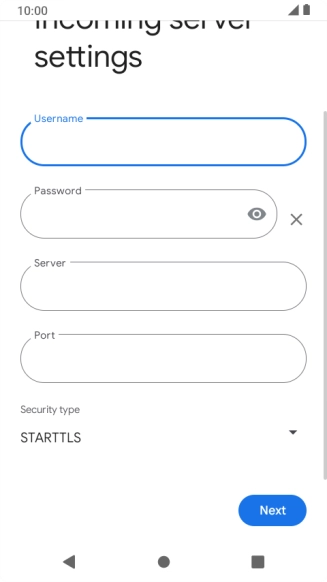 Press the field below 