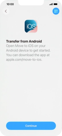 To transfer content to your phone, you need to install the app 