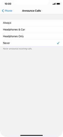 Press Always to turn on the function when silent mode is turned off.