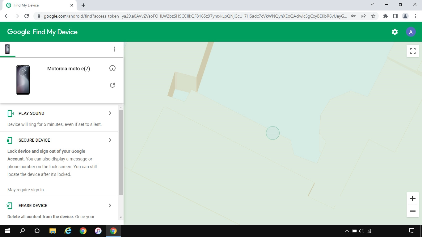 Click the required device.
