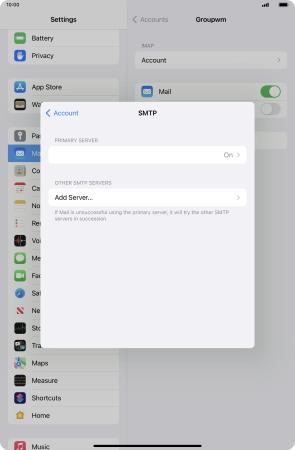 Press the field below 