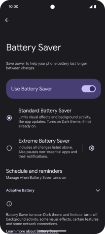 Slide your finger upwards starting from the bottom of the screen to return to the home screen.