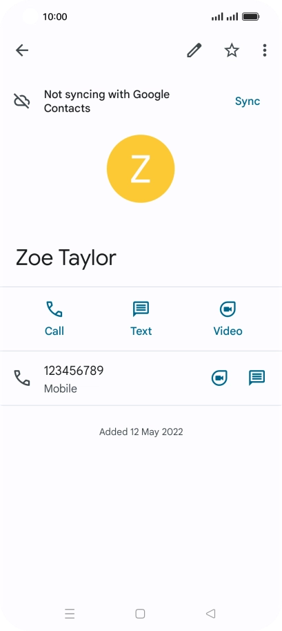 Press the Home key to return to the home screen.