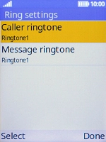 Select Caller ringtone.