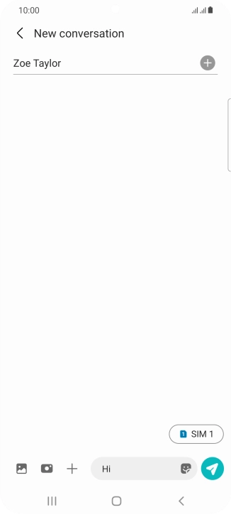 Press the picture icon.