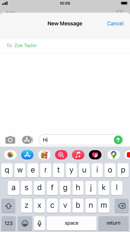 Press the picture icon.
