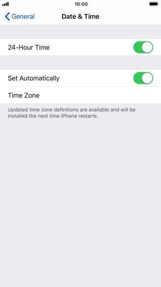 Press the Home key to return to the home screen.
