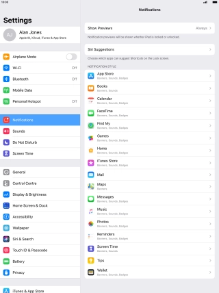 Press Show Previews.