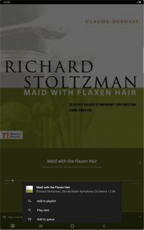 Press Add to playlist.