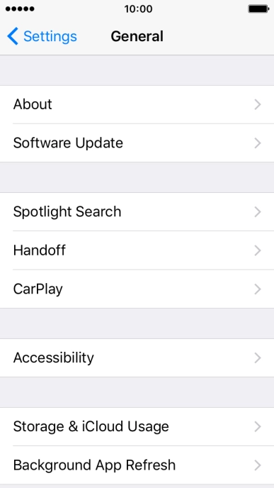 Press Software Update. If a new software version is available, it's displayed. Follow the instructions on the screen to update the phone software.