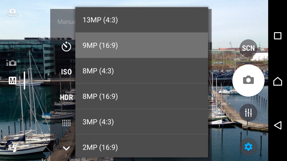 Press the required resolution.