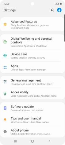 Press Software update.