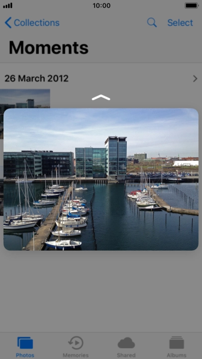 Drag the picture upwards.